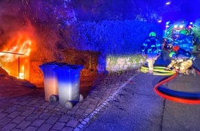 Feuerwehr Konstanz: FW Konstanz: PKW Brand in Garage