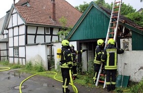 Polizei Minden-Lübbecke: POL-MI: Zwei kleinere Einsätze für Polizei und Feuerwehr