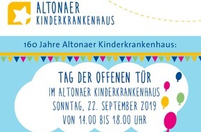 AKK Altonaer Kinderkrankenhaus gGmbH: 160 Jahre Altonaer Kinderkrankenhaus / Tag der offenen Tür im Altonaer Kinderkrankenhaus am 22.09.2019