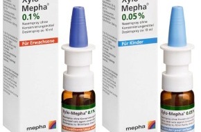 Mepha Schweiz AG: Xylo-Mepha - der Nasenspray ohne Konservierungsmittel