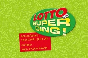 Sächsische Lotto-GmbH: Sachsenlotto SUPERDING zu Ostern wieder da
