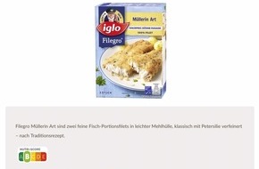 iglo Deutschland: Verbraucher aufgepasst / Nutri-Score-Werte aller iglo-Produkte sind jetzt öffentlich (FOTO)