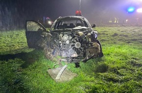 Polizei Coesfeld: POL-COE: Dülmen, Rorup, K12/ Auto überschlägt sich