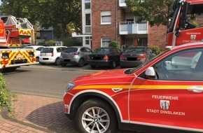 Feuerwehr Dinslaken: FW Dinslaken: Gemeldeter Zimmerbrand