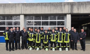 Freiwillige Feuerwehr Werne: FW-WRN: 11 Kameradinnen und Kameraden der Freiwilligen Feuerwehr Werne haben die gemeinsame Modulausbildung 1 & 2 mit Erfolg bestanden