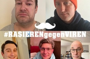 Wort & Bild Verlagsgruppe - Unternehmensmeldungen: #RASIERENgegenVIREN: Apotheken Umschau setzt Zeichen für Solidarität in Corona-Zeiten / Mitarbeiter des Wort & Bild Verlags rufen zum Mitmachen auf Social Media auf