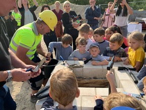 Grundstein für neuen FRÖBEL-Kindergarten Seewinkel in Treptow-Köpenick gelegt
