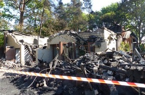Polizei Minden-Lübbecke: POL-MI: Suche nach Brandursache geht weiter