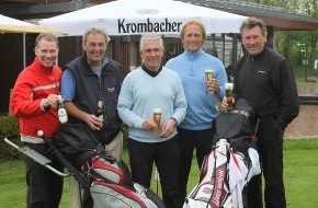 Krombacher Brauerei GmbH & Co.: Krombacher sponsert golfspielende Fußballer (mit Bild)