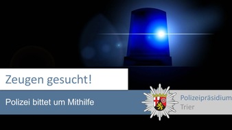 Polizeipräsidium Trier: POL-PPTR: Nach versuchtem Raubüberfall setzten Staatsanwaltschaft und Angehörige des Opfers Belohnung aus