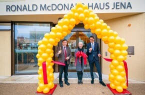 McDonald's Kinderhilfe Stiftung: Weil Familien Nähe brauchen: Eröffnung des Ronald McDonald Hauses in Jena-Lobeda