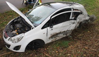 Polizei Rheinisch-Bergischer Kreis: POL-RBK: Kürten - Verkehrsunfall mit hohem Sachschaden - Unfallverursacher ohne Fahrerlaubnis