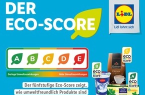 Lidl: Test der Eco-Score-Kennzeichnung in allen Berliner Lidl-Filialen / Lidl geht den nächsten Schritt zu einer transparenten Nachhaltigkeitskennzeichnung von Lebensmitteln
