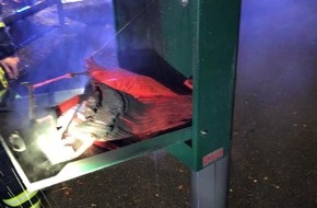 Polizeidirektion Pirmasens: POL-PDPS: Hundekotbeutel-Mülleimer am Wedebrunnen durch Böller in Brand geraten