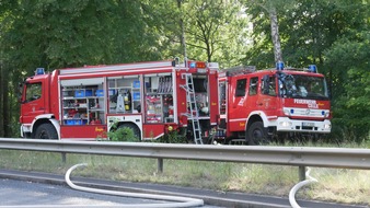 Freiwillige Feuerwehr Celle: FW Celle: Waldbrand im Neustädter Holz