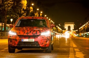 Skoda Auto Deutschland GmbH: SKODA KODIAQ inspiziert die Schlussetappe der Tour de France (FOTO)