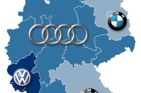 CosmosDirekt: Autoträume: In Stuttgart Audi, in Hamburg Mercedes
