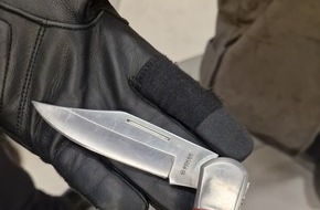Polizeidirektion Neumünster: POL-NMS: 20250815-1-PDNMS-Messerkontrolle am Bahnhof Neumünster