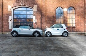 SHARE NOW: car2go und DriveNow bündeln Kräfte: SHARE NOW wird größter Anbieter für free-floating Carsharing