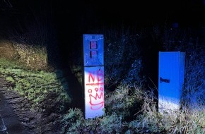 Kreispolizeibehörde Kleve: POL-KLE: Bedburg-Hau/Hasselt - Geschwindigkeitsüberwachungsanlage mutwillig zerstört / Zeugen gesucht