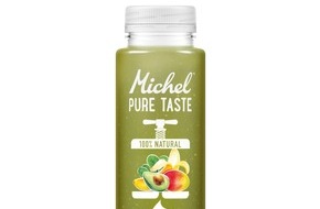Rivella AG: Aux légumes, aux fruits - délicieux: le nouveau jus frais vert de Michel
