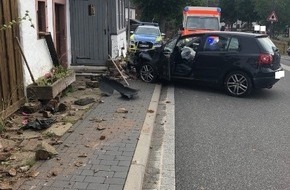 Polizeidirektion Wittlich: POL-PDWIL: Verkehrsunfall unter Alkoholeinfluss