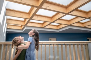 LAMILUX Glass Skylights create unique glass roof effect
