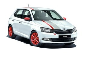 Skoda Auto Deutschland GmbH: SKODA Fabia und Rapid Spaceback: stylische Sondermodelle Cool Edition mit ,Red & Grey'-Design (FOTO)