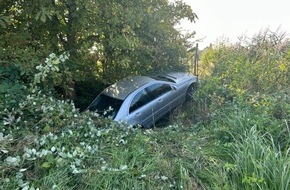 Polizeidirektion Landau: POL-PDLD: Böbingen - Im Triefenbach gelandet