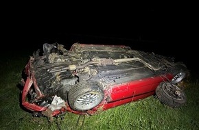 Polizeiautobahnstation Kaiserslautern und Zentrale Verkehrsdienste: POL-PASTKL: Alkoholisiert in den Gr&uuml;nstreifen