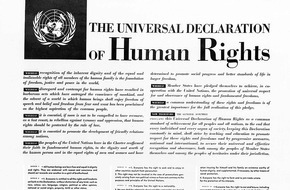CSI Christian Solidarity International: «Wichtiger denn je» - CSI zum 70-jährigen Jubiläum der UNO-Menschenrechtserklärung