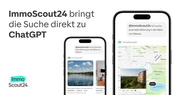 ImmoScout24: Deutschlands f&uuml;hrende Immobilienplattform kommt zu ChatGPT