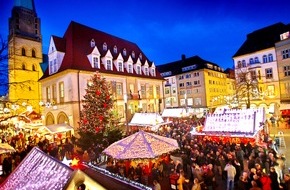 Bielefeld Marketing GmbH: Premiere auf dem Bielefelder Weihnachtsmarkt / Am 25. November 2019 startet einer der größten Märkte in NRW / Erstmals Eisbahn in der Altstadt