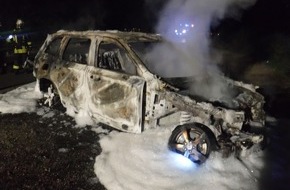 Polizei Düren: POL-DN: Fahrzeugbrand