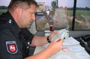 Polizeiinspektion Nienburg / Schaumburg: POL-NI: Großkontrolle des Schwerlasttransportes -Bilder im Download-