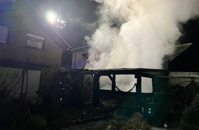 Kreispolizeibehörde Soest: POL-SO: Brand eines Wintergartens