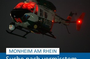 Polizei Mettmann: POL-ME: Einsatz mit Polizeihubschrauber: Suche nach vermisstem Kind endet erfolgreich - Monheim am Rhein - 2310105