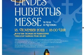 Landesjagdverband Schleswig-Holstein e.V.: 13. Landeshubertusmesse des Landesjagdverbandes Schleswig-Holstein e.V. im Dom zu Ratzeburg am Samstag, 18.11.2023 um 18.00 Uhr