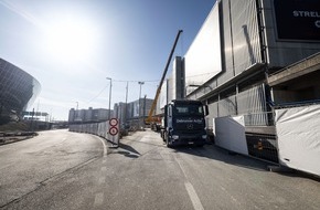 Debrunner Acifer AG: ZH Airport : 270 t de poutrelles en acier protègent un tunnel CFF