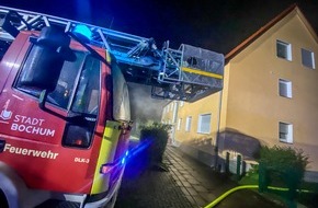 Feuerwehr Bochum: FW-BO: Kellerbrand in Bochum Gerthe - Vorbildliches Verhalten der Bewohner unterstütz die Löscharbeiten