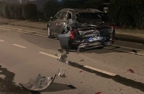 Polizeipr&auml;sidium Krefeld: POL-KR: Am Wochenende: Zwei Unfallfluchten nach Alkoholfahrten | Beide Fahrer gestellt