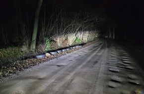 Polizeidirektion Bad Segeberg: POL-SE: Quickborn - Unbekannte entsorgen Altreifen am Fahrbahnrand - Polizei sucht Zeugen
