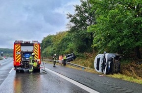 Feuerwehr Gevelsberg: FW-EN: Verkehrsunfall mit zwei PKW auf BAB1