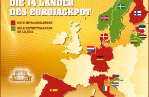 Eurojackpot: Europa ist ab heute größer (BILD)