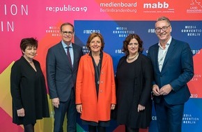 Medienboard Berlin-Brandenburg GmbH: Insgesamt 25.000 Besucher*innen an drei Tagen auf der MEDIA CONVENTION Berlin und re:publica