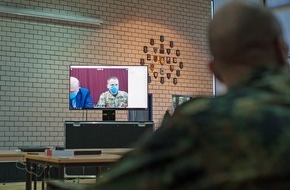 Presse- und Informationszentrum des Sanitätsdienstes der Bundeswehr: Coronavirus: Austausch über Landesgrenzen hinweg