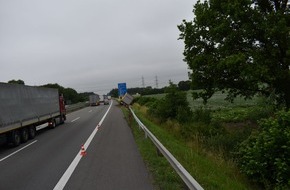 Polizeiinspektion Emsland/Grafschaft Bentheim: POL-EL: Emsbüren - Vollsperrung auf der Autobahn 30