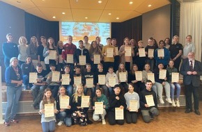 Polizeiinspektion Goslar: POL-GS: 32 neue Teen-Scouts für Goslarer Schulen