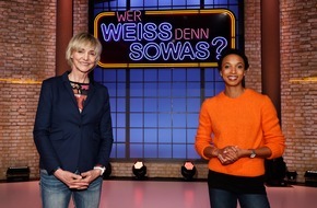 ARD Das Erste: Schneller, höher, weiter: Malaika Mihambo und Heike Drechsler bei "Wer weiß denn sowas?" / Das Wissensquiz vom 18. bis 22. April 2022, um 18:00 Uhr im Ersten