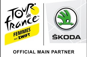 Skoda Auto Deutschland GmbH: ŠKODA AUTO erstmals Hauptpartner der Tour de France Femmes avec ZWIFT